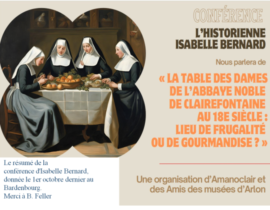 Conférence de Isabelle Bernard au Bardenbourg